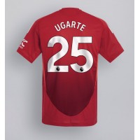 Manchester United Manuel Ugarte #25 Domáci futbalový dres 2024-25 Krátky Rukáv